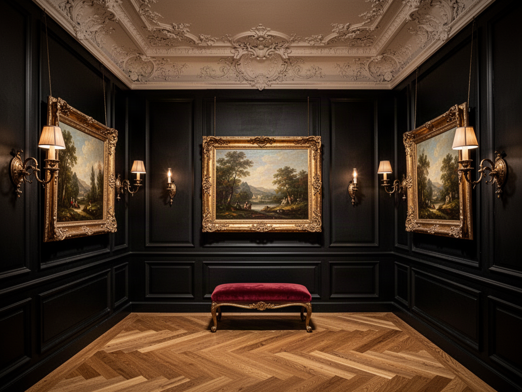 Concept de salon de galerie d'art